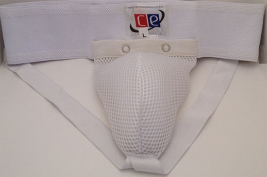 Picture of Abdominal Box Guard with Straps by Cricket Equipment USA