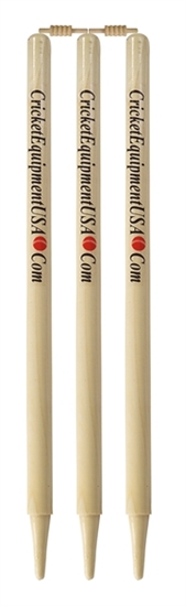 Picture of Set of 6 Stumps  & Bails by Cricket Equipment USA