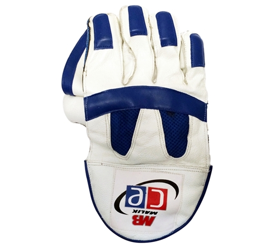 Picture of Revolution Wicket Keeping Gloves Blue White by Cricket Equipment USA