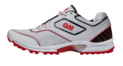 Picture of Phase All-Rounder Cricket Shoes: Red/Grey/White by Gunn & Moore