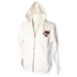 White Cotton Fleece Hoodie