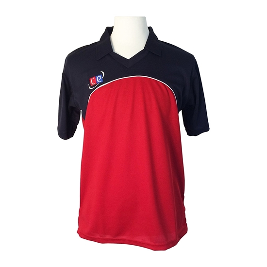 Colored Cricket Kit Shirts - England Colors Navy & Red - Half Sleeves -  Free Ground Shipping Over $150 Price $32.05 Shop Now!