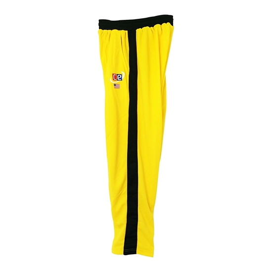 Picture of Colored Cricket Pants Australian Colors Gold & Dark Green