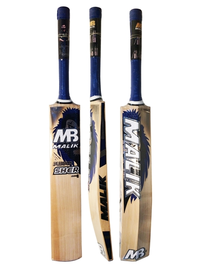 Bubber Blue Cricket Bat by Malik