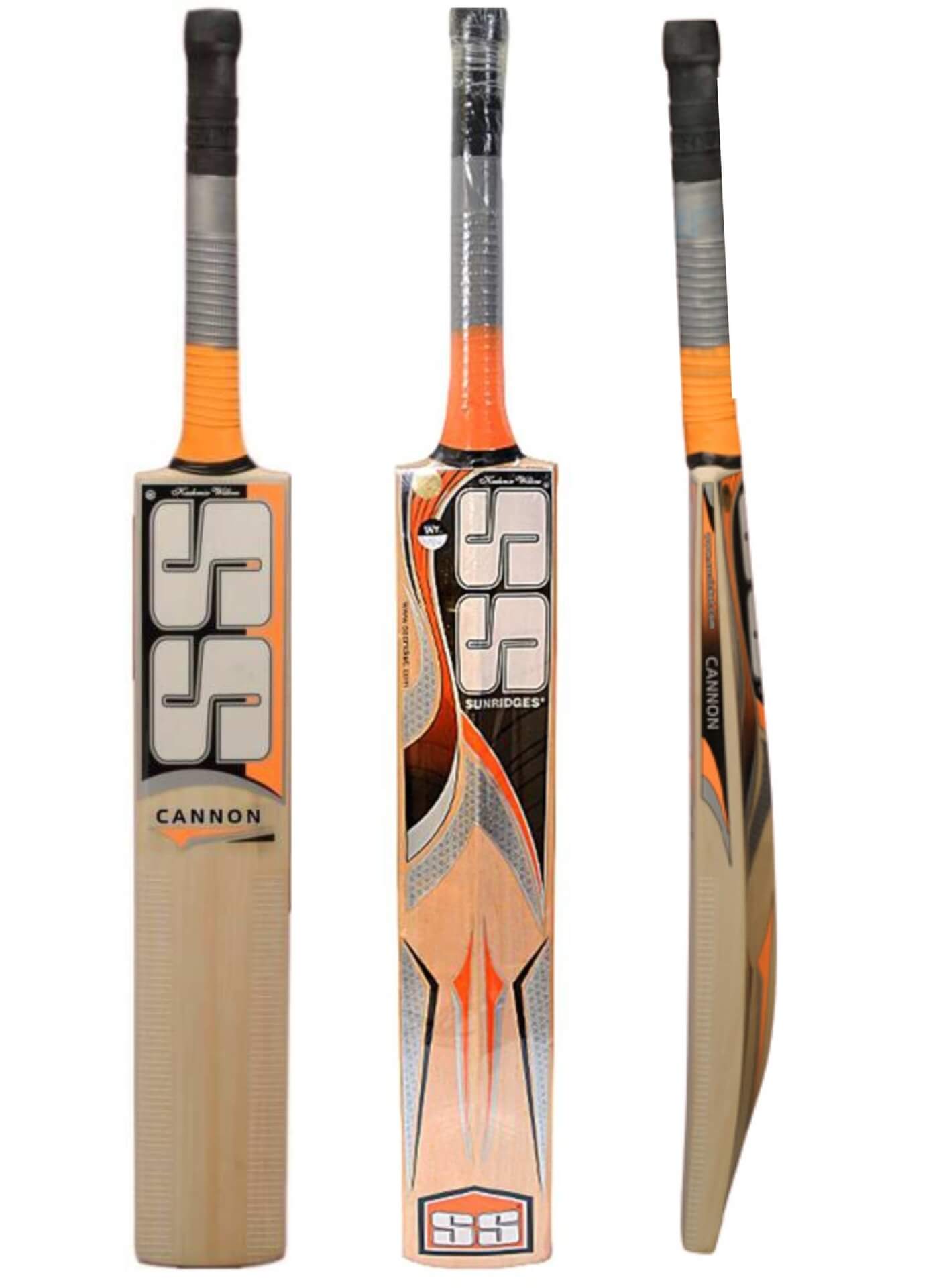 SS Cannon Cricket Bat Kasmir Willow by Sunridges Free Ground Shipping