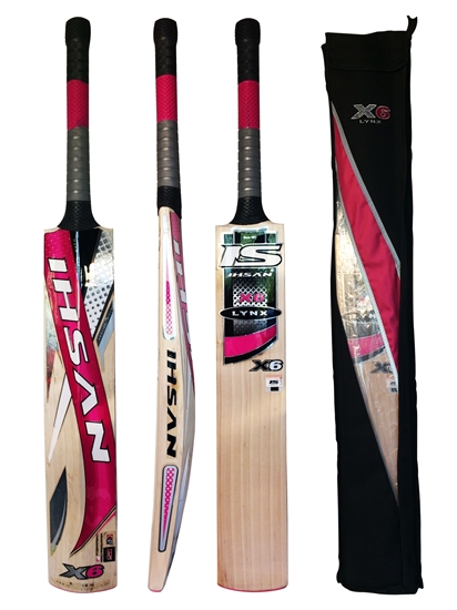 Picture of Cricket Bat English Willow Lynx X6 by Ihsan