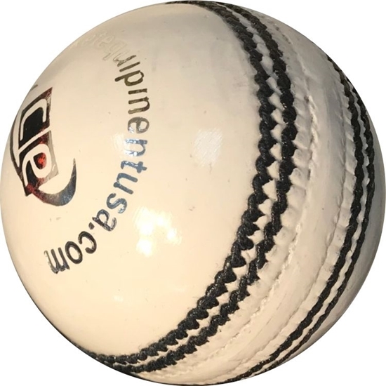Turf White Leather Cricket Ball