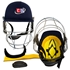 Picture of Cricket Helmet Revolution Color Navy Blue For Head & Face Protection by Cricket Equipment USA