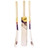 Picture of Cricket Bat Tape Tennis Ball REFLEX Painted Wood Light Weight White Curved Wooden Bat Size Short Handle