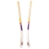 Picture of Cricket Bat Tape Tennis Ball REFLEX Painted Wood Light Weight White Curved Wooden Bat Size Short Handle