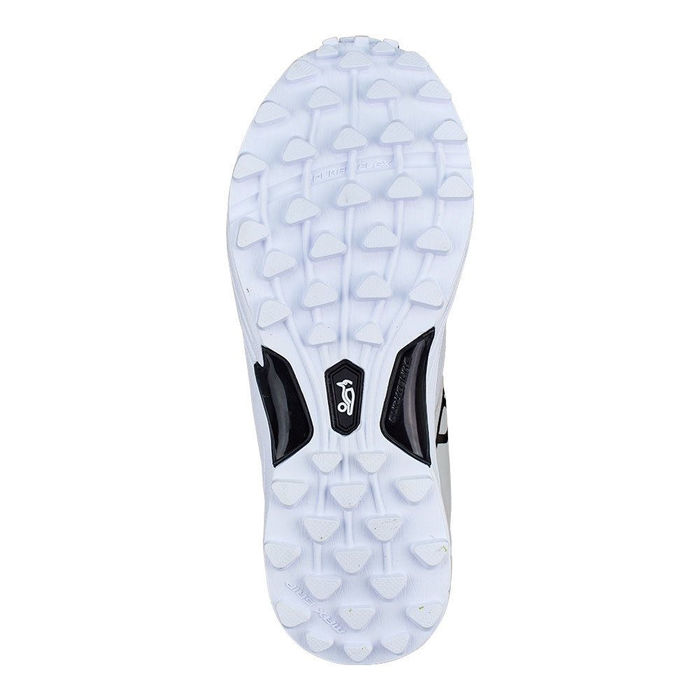 Cricket Shoes KC 3.0 Rubber Sole Colour Grey White by Kookaburra