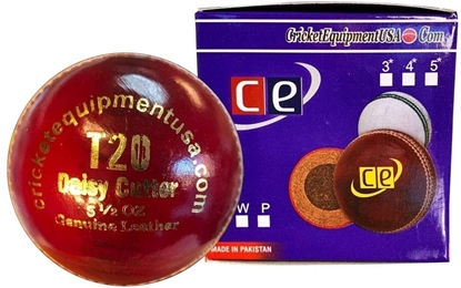 Amber Cricket Gear Supreme County Entirely Hand Stitched Leather Cricket Ball 