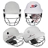 Picture of CE Cricket Helmet with Multicolor Covers Range for Head & Face Protection Adjustable Size (White)