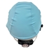 Picture of CE Predominantly White Cricket Helmet Comes with the Cover for Head & Face Protection - Multicolor Covers Range - Adjustable Size (Aqua Blue)