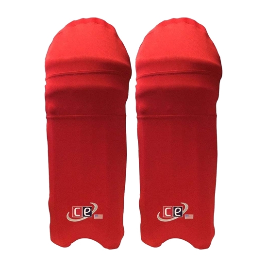 Picture of Cricket Colored Batting Pads Covers -  Legguards Covers - Crimson Red