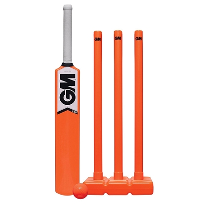 Picture of Icon All-Weather Plastic Moulded Cricket Set by Gunn & Moore: Ultimate Durability and Fun