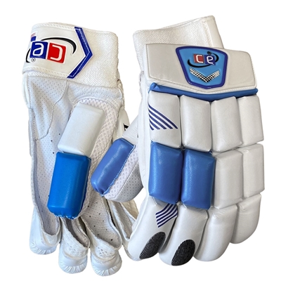 Picture of Blue Cricket Batting Gloves Men Left & Right Handed