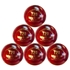 Picture of Cricket Ball T20 Daisy Cutter Red Leather for T20 Cricket Matches, Tournaments and Practice  Six Pack